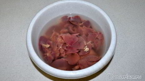 печень куриная в сметане