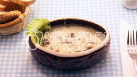 печень по-строгановски