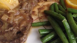 Печень с апельсинами