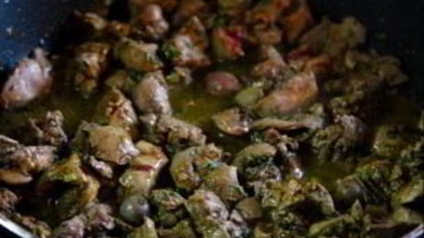 печень с болгарским перцем