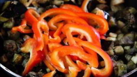 печень с болгарским перцем