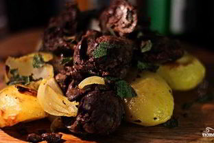 Печень с картошкой в духовке