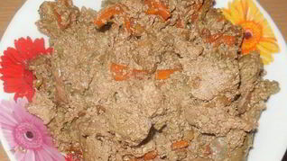 Печень со сметаной в мультиварке