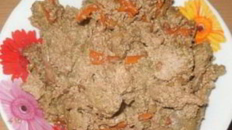 печень со сметаной в мультиварке