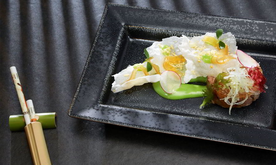 Рецепт печень трески с соусом васаби