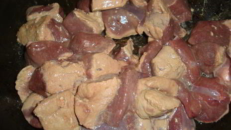 печень тушеная