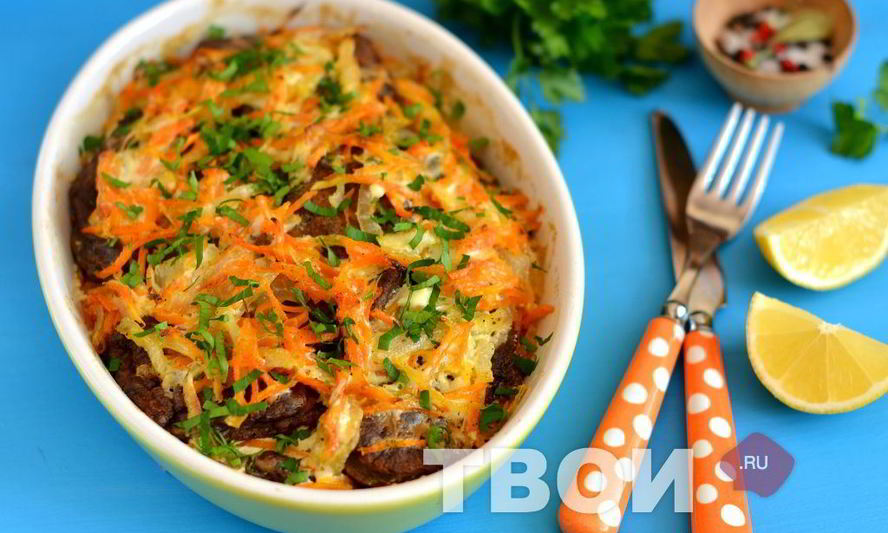 Рецепт печень в духовке