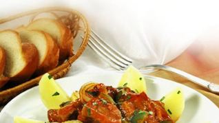 Печень в остром соусе