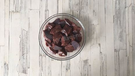 печень в сливочном соусе