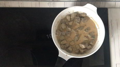 печень в сливочном соусе