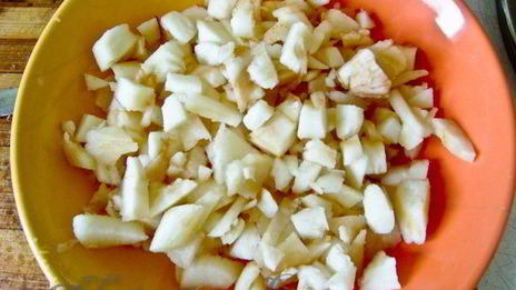 печень в яблоке