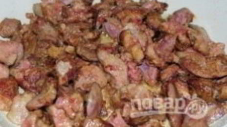 печень, жаренная с луком