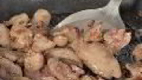 печенка индейки в сливовой заливке