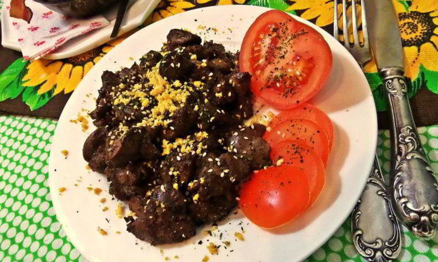 Рецепт печенка медово-горчичная