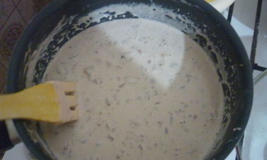 Рецепт печенка в сырном соусе