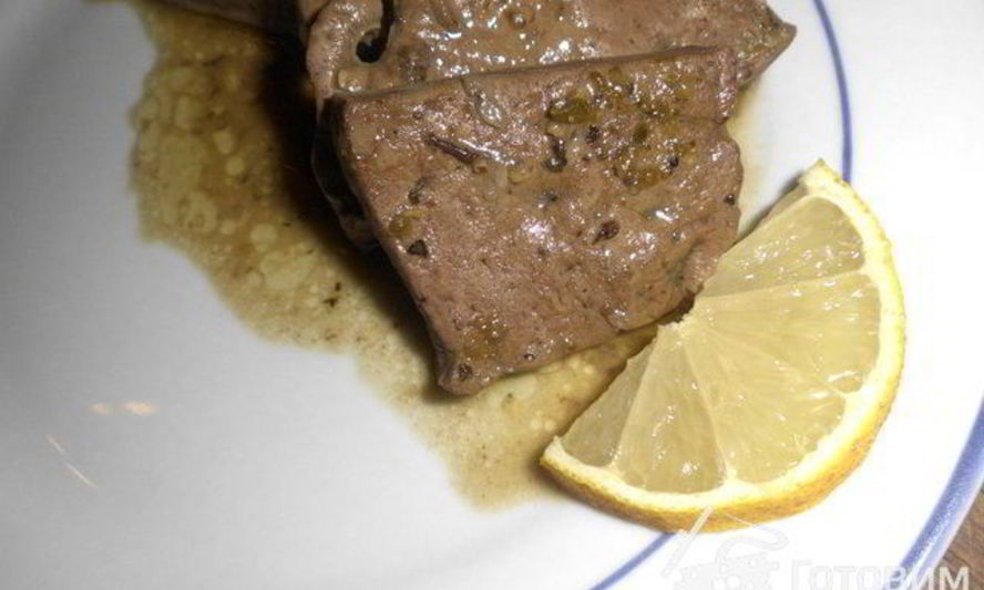 Рецепт сикотакя — печень говяжья с орегано и лимонным соком