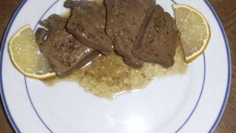 сикотакя — печень говяжья с орегано и лимонным соком