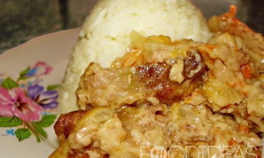 Рецепт свиная печень в сметане