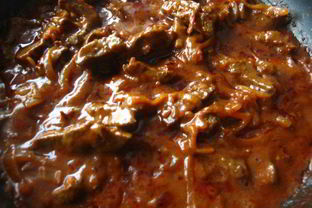 Телячья печень в восточном стиле