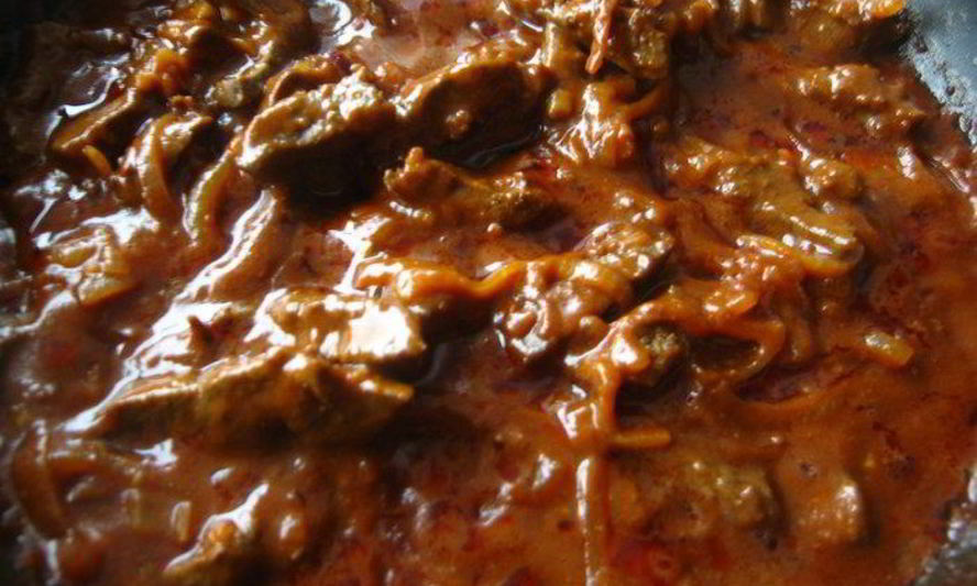 Рецепт телячья печень в восточном стиле