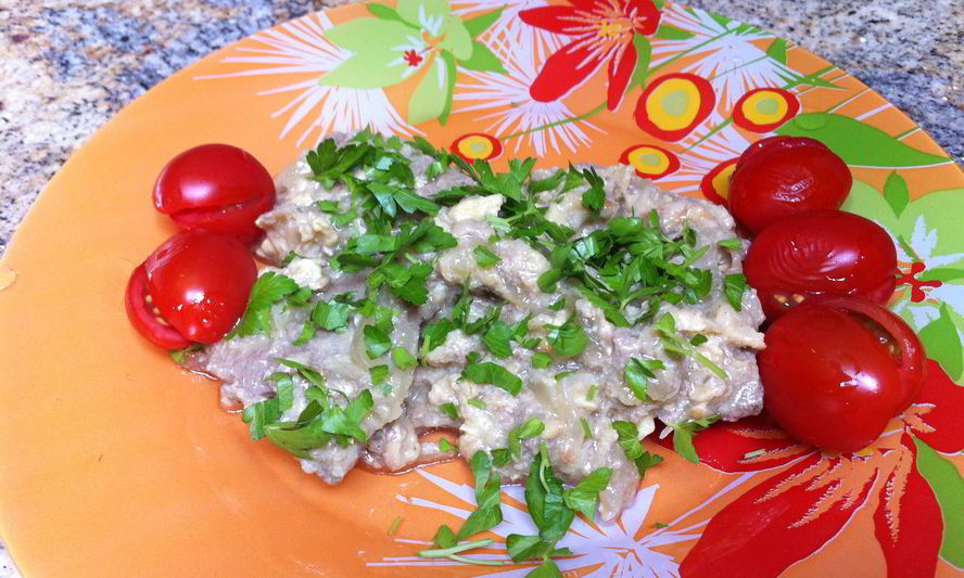 Рецепт тушеная говяжья печень