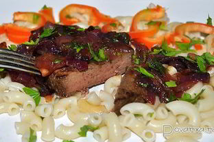 Жареная печень по-венециански