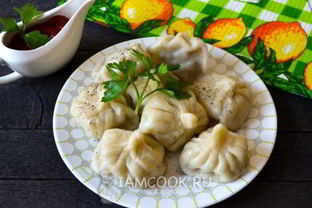 Хинкали с говядиной