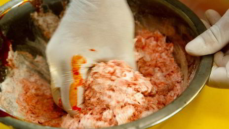 хинкали с картофелем и грибами