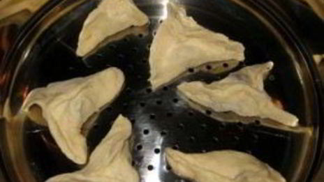 хинкали в пароварке