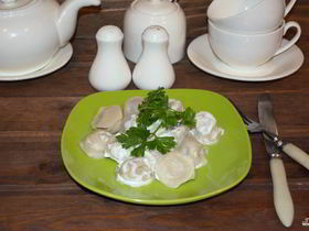 Пельмени из рисовой муки