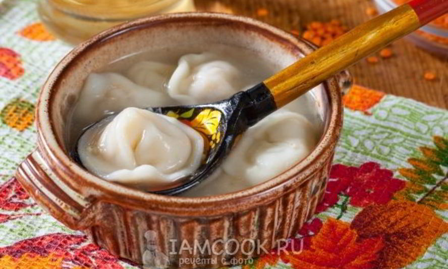 Рецепт пельмени с чечевицей