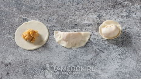 пельмени с чечевицей