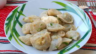 Пельмени с грибами