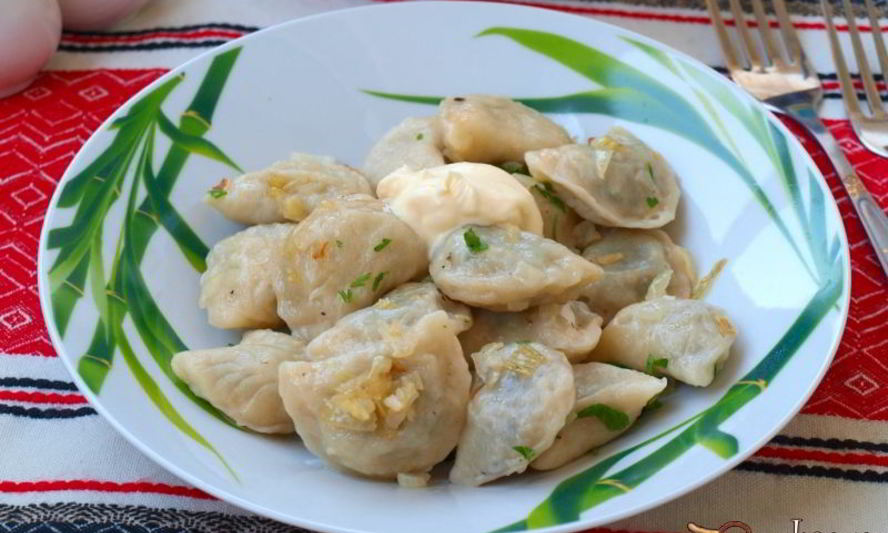 Рецепт пельмени с грибами
