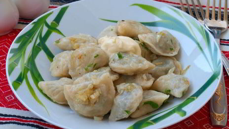 пельмени с грибами