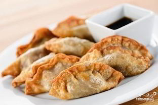 Пельмени с креветками