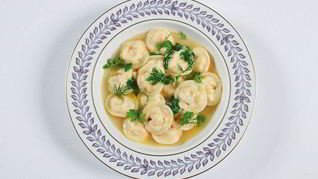 Пельмени с лососем и судаком