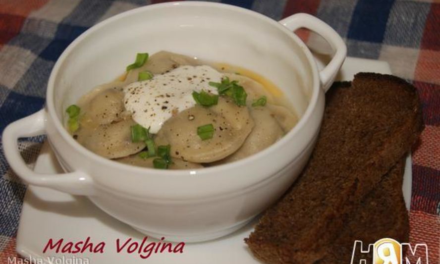 Рецепт пельмени с мясом и капустой