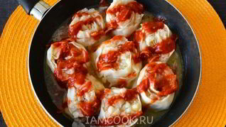 Постные ленивые пельмени