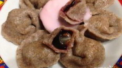 пп-пельмени с виноградом