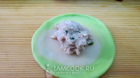 цветные китайские пельмени