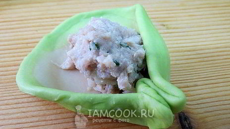 цветные китайские пельмени