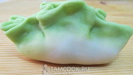 цветные китайские пельмени