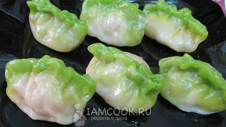 цветные китайские пельмени