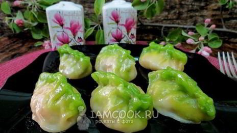 цветные китайские пельмени