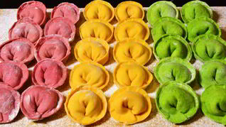 Цветные пельмени