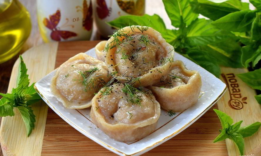 Рецепт вегетарианские пельмени с кабачками