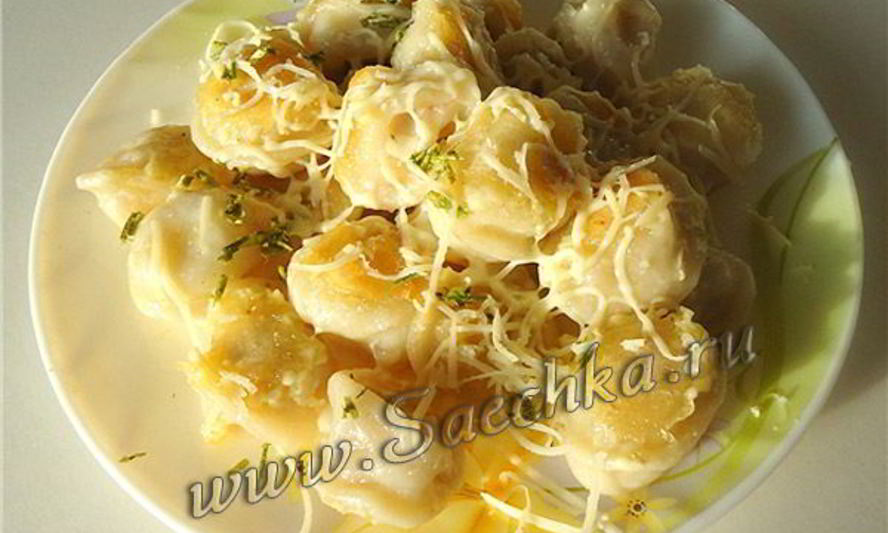 Рецепт запеченные пельмени