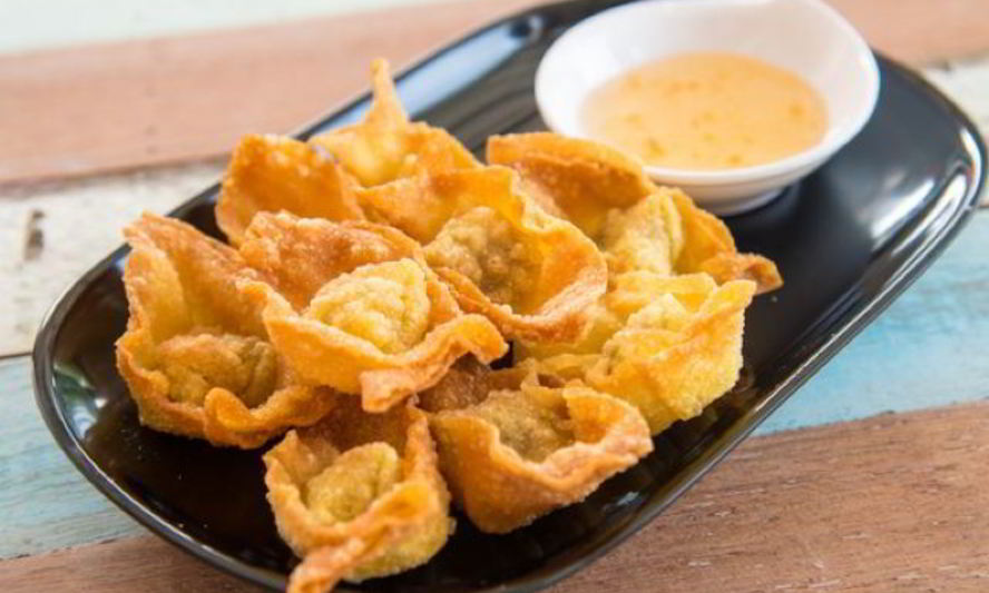 Рецепт жареные вонтоны с креветками