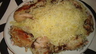 Азербайджанский плов с курицей